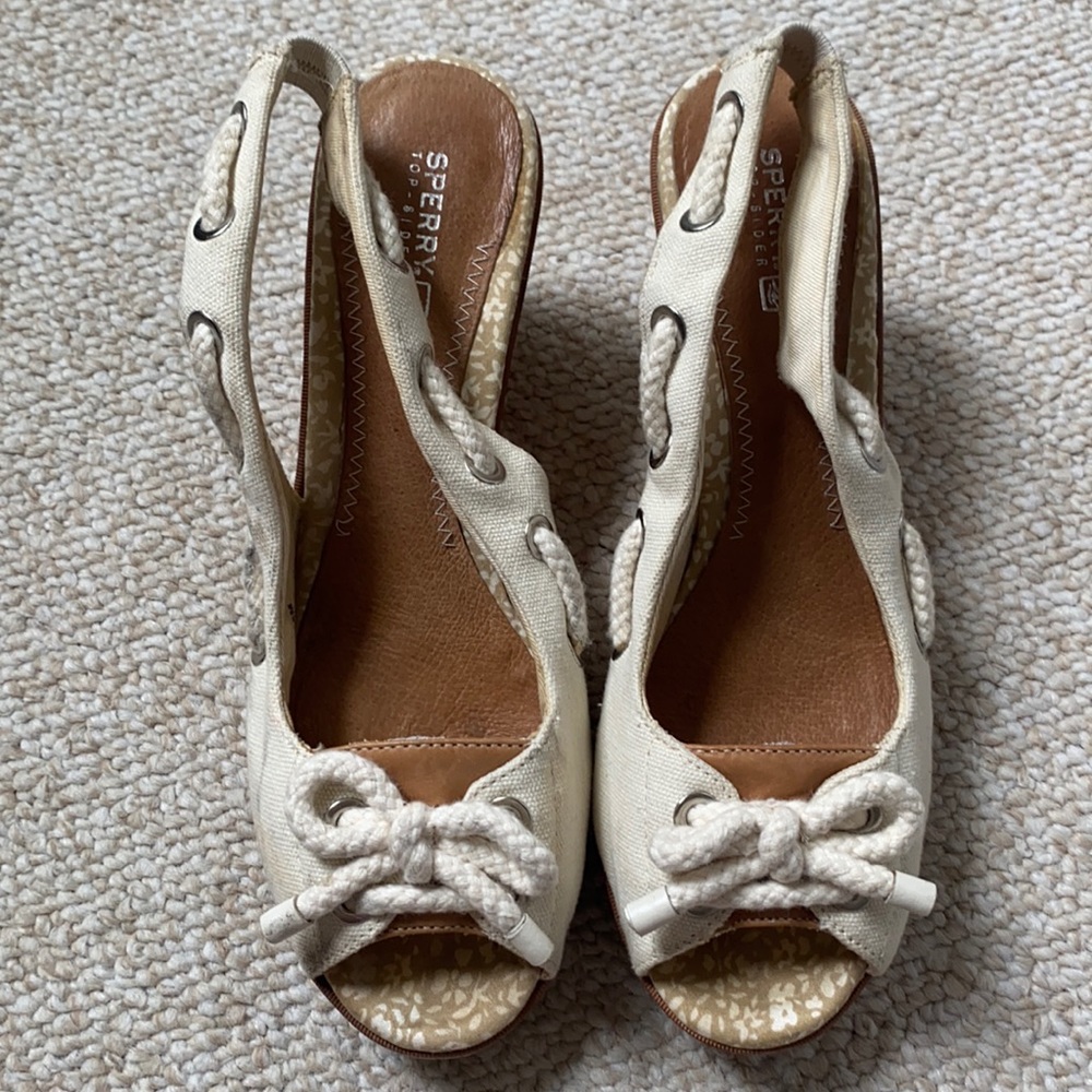 Sperry Cork Wedges - Sz 9.5